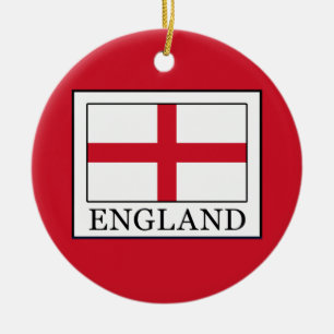 England Ceramic Tree Decoration