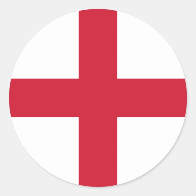 ENGLAND CLASSIC ROUND STICKER (Front)