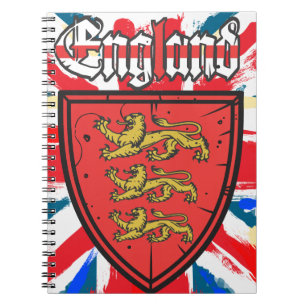 England Coat of Arms Notebook