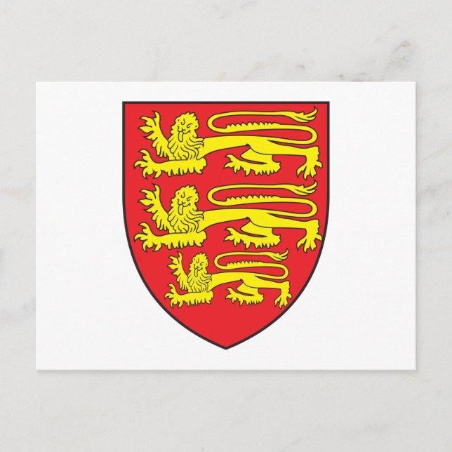 England Coat of Arms Postcard (Front)