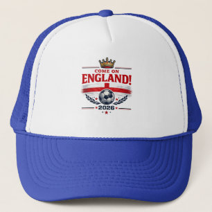 England Come On England 2026 Soccer Fan Trucker Hat