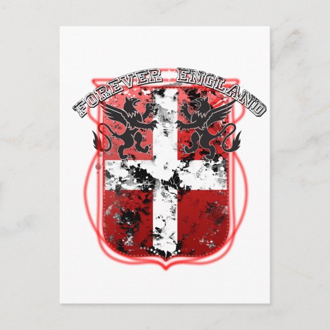 England Crest Postcard (Front)