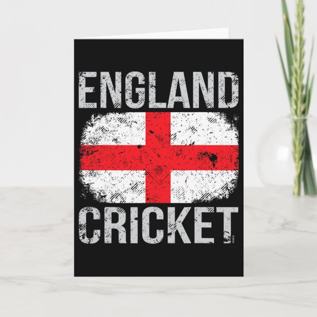 England Cricket  Card (Front)