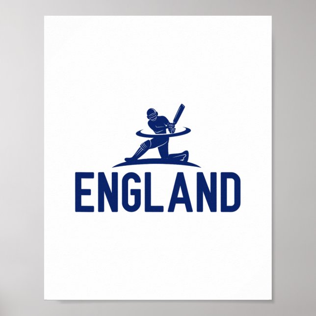 England Cricket Fan. Men  Poster (Front)