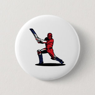 England Cricket Jersey  6 Cm Round Badge