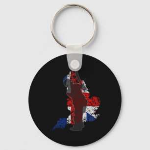 England Cricket Union Jack England Cricket Jersey Key Ring
