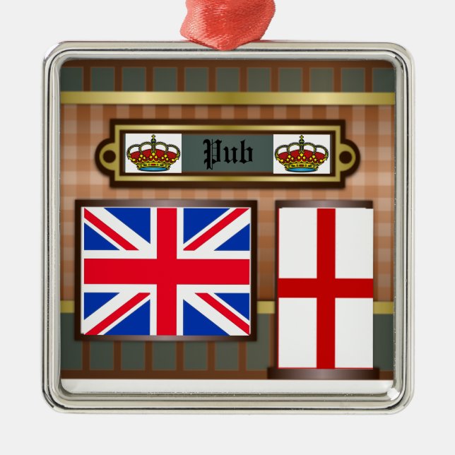 England Decoration London Pub Ornament (Front)