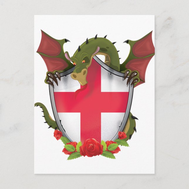 England Dragon Postcard (Front)
