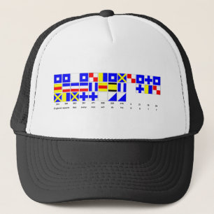 England Expects Hat with Text