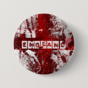 England flag 6 cm round badge