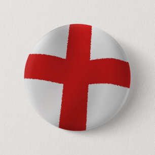 England Flag 6 Cm Round Badge