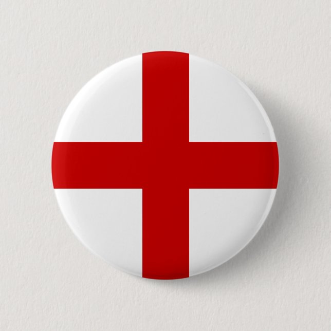 England Flag 6 Cm Round Badge (Front)