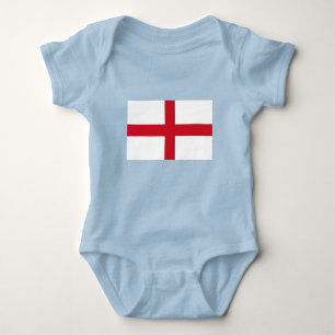 England Flag Baby Bodysuit