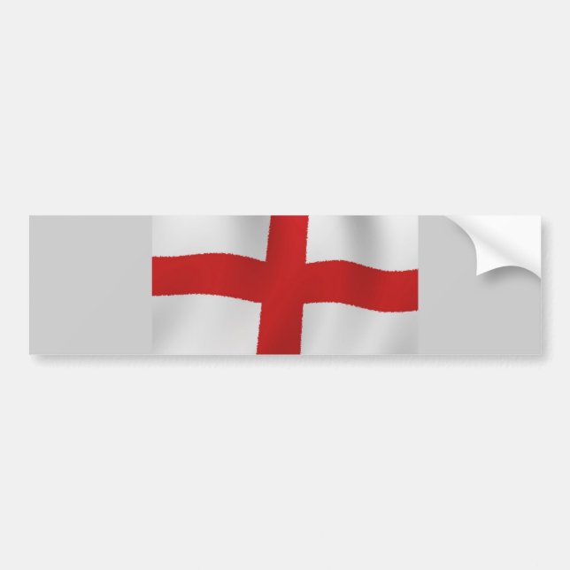 England Flag Bumper Sticker (Front)