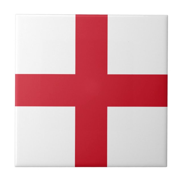 England Flag Ceramic Tile (Front)