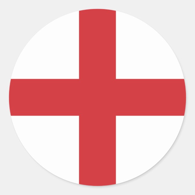England Flag Classic Round Sticker (Front)