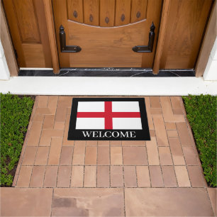England flag doormat for home or business