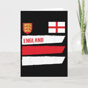 England Flag English Footll Soccer Fan Men Women K Card
