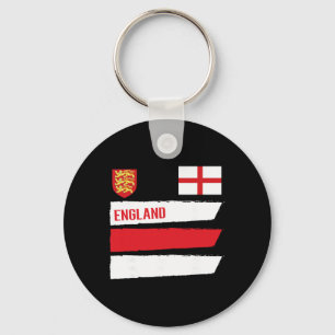 England Flag English Footll Soccer Fan Men Women K Key Ring