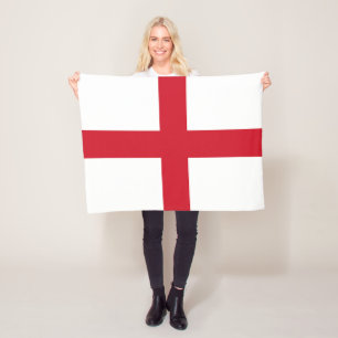England Flag Fleece Blanket