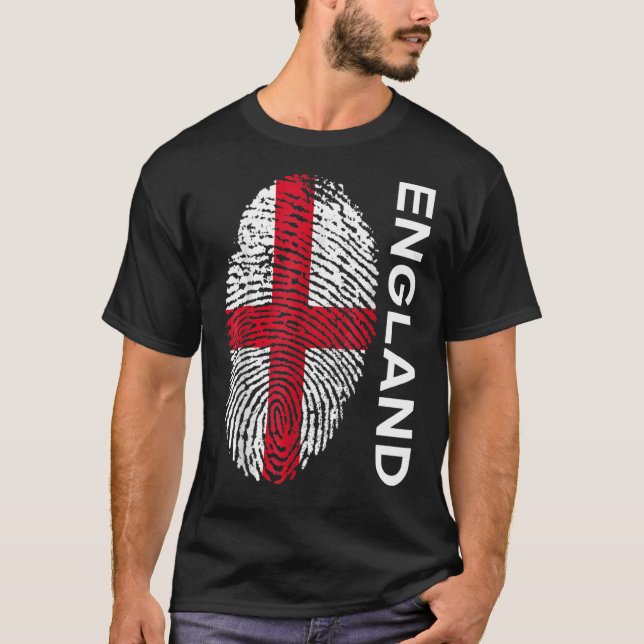 England Flag Football Home T-Shirt (Front)