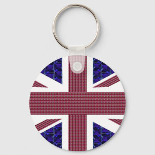 England Flag, Great Britain Flag Key Ring