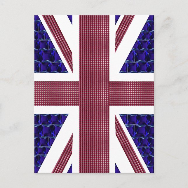  England Flag, Great Britain Flag Postcard (Front)