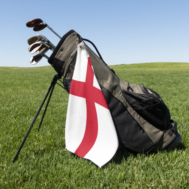 England Flag gtcnt Golf Towel (Green)