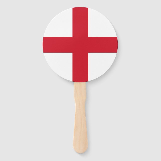 England Flag Hand Fan (Front)