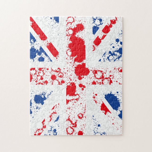 ENGLAND FLAG KCALIMA effect by Masanser Jigsaw Puzzle (Vertical)