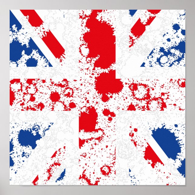 ENGLAND FLAG KCALIMA effect by Masanser Poster (Front)