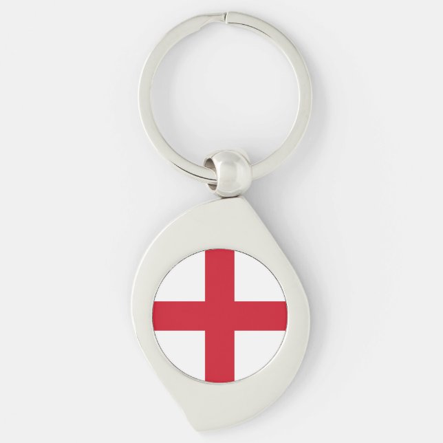 England Flag Key Ring (Front)