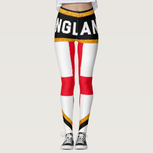 England Flag Leggings