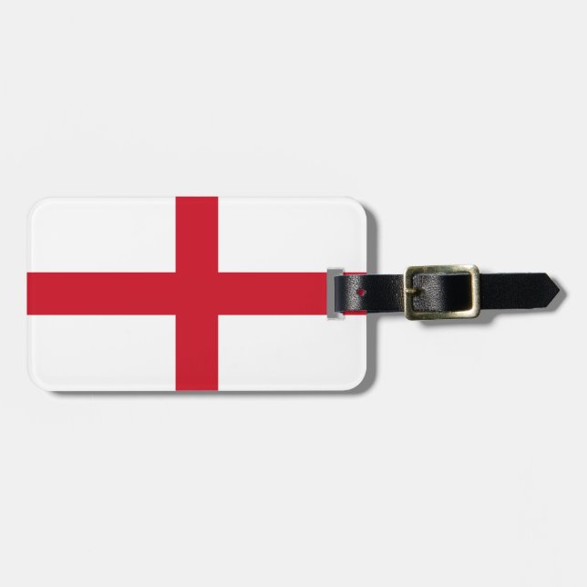 England flag luggage tag (Front Horizontal)