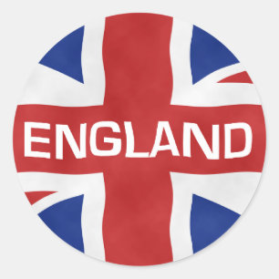 England Flag of the United Kingdom (UK) Classic Round Sticker