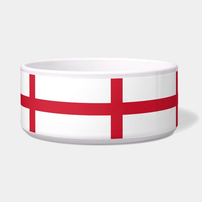 England Flag Pet Bowl (Left)