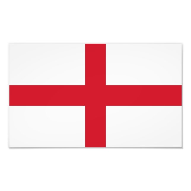 England Flag Photo Print (Front)