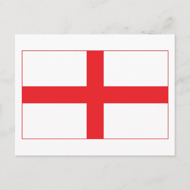 England Flag Postcard (Front)