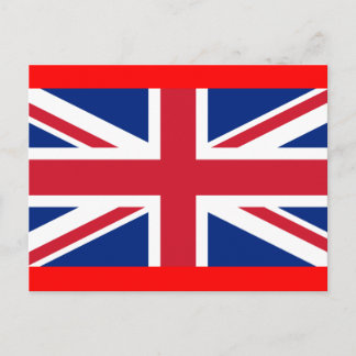 england flag postcard