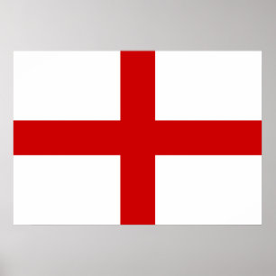 England Flag Poster