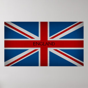 England Flag Poster