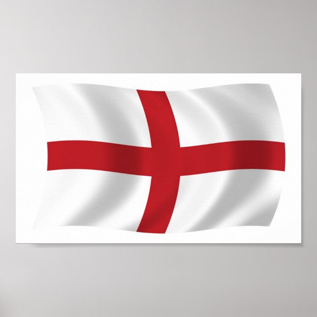 England Flag Poster Print (Front)