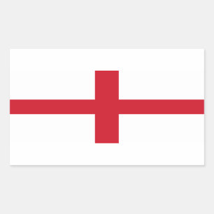 England Flag Rectangular Sticker