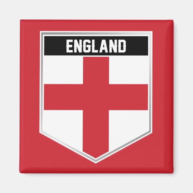 England Flag Shield Magnet (Front)