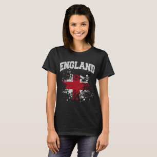 England Flag Splatter T-Shirt
