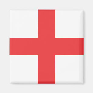 England Flag	Square Magnet