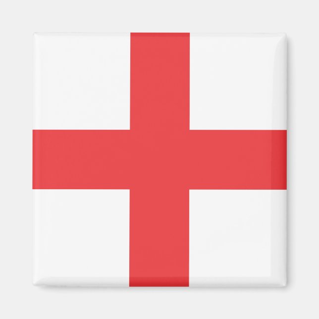 England Flag	Square Magnet (Front)