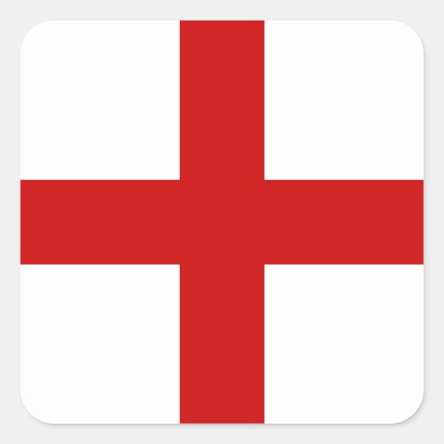 England Flag Square Sticker (Front)