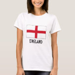 England Flag T-Shirt<br><div class="desc">Use the search tool at my store for other professional and jobs merchandise. England Flag products avaiable on tshirts, sweatshirts, kids shirts, infant onsies, stickers, magnets, and much more England clothing fully customisable to your specifcations. If you like what you see, please link to my store (www.zazzle.com/flagshirt) or email a...</div>