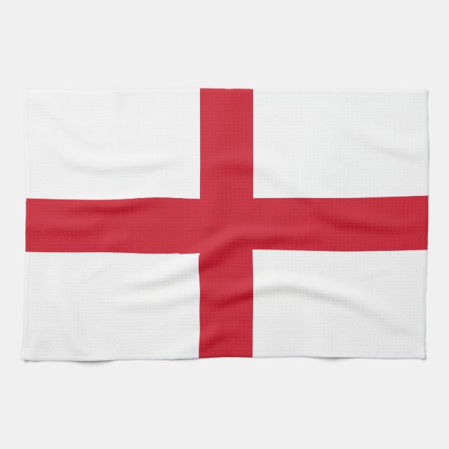England Flag Tea Towel (Horizontal)